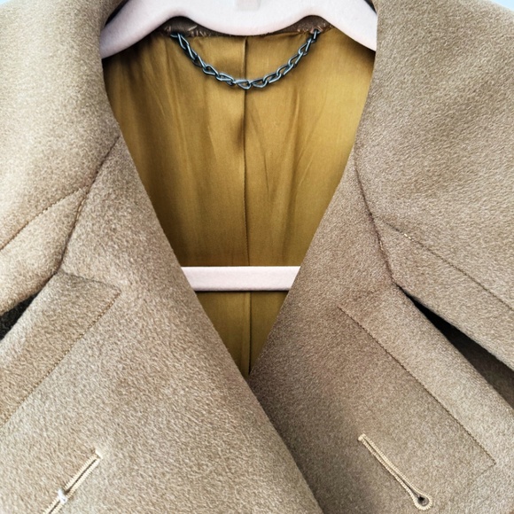 Vintage 1940s Military Wool Coat: Kahn Tailoring, Mens Small - Picture 5 of 13